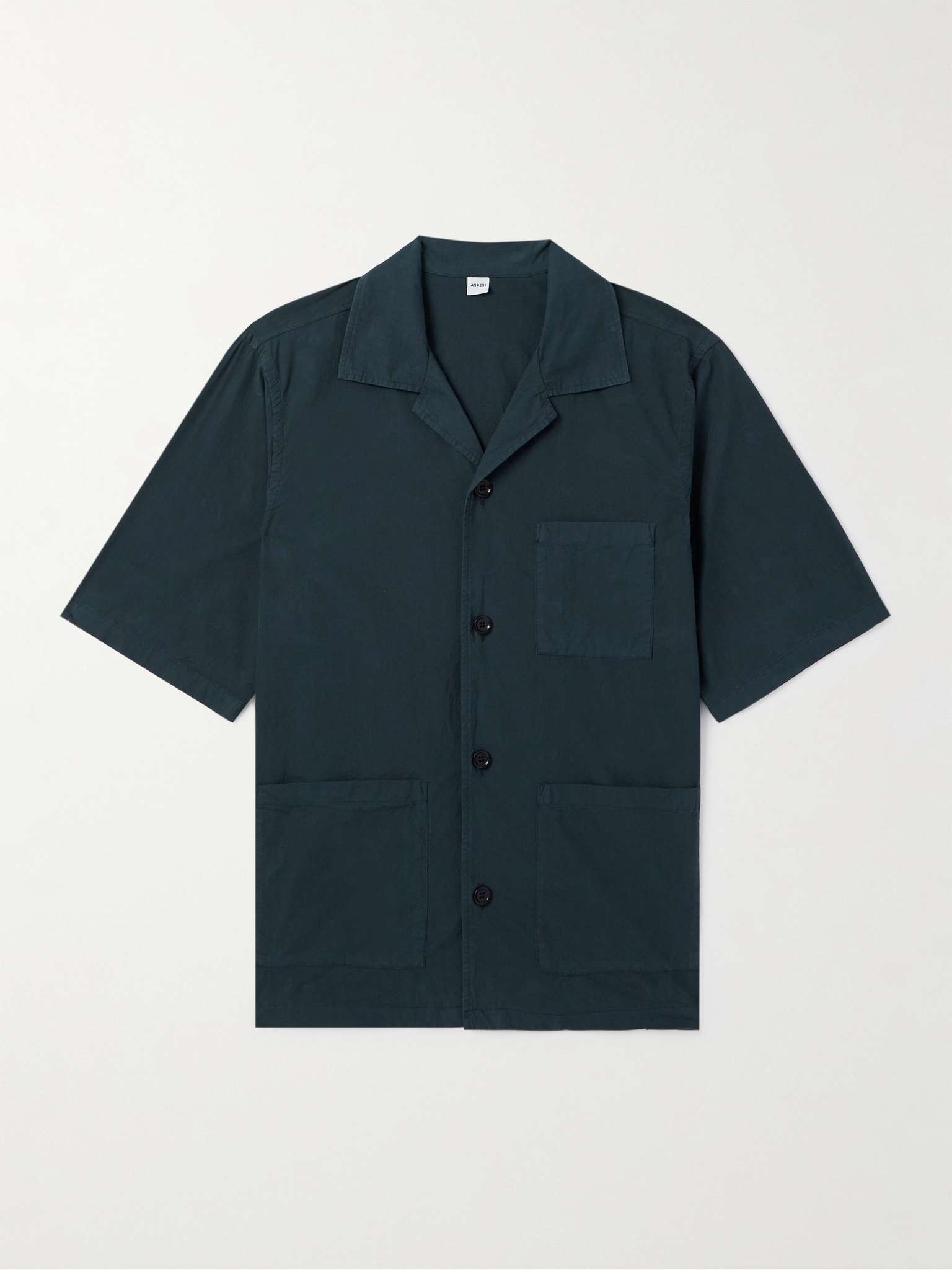 Camp-Collar Cotton-Poplin Shirt - 1