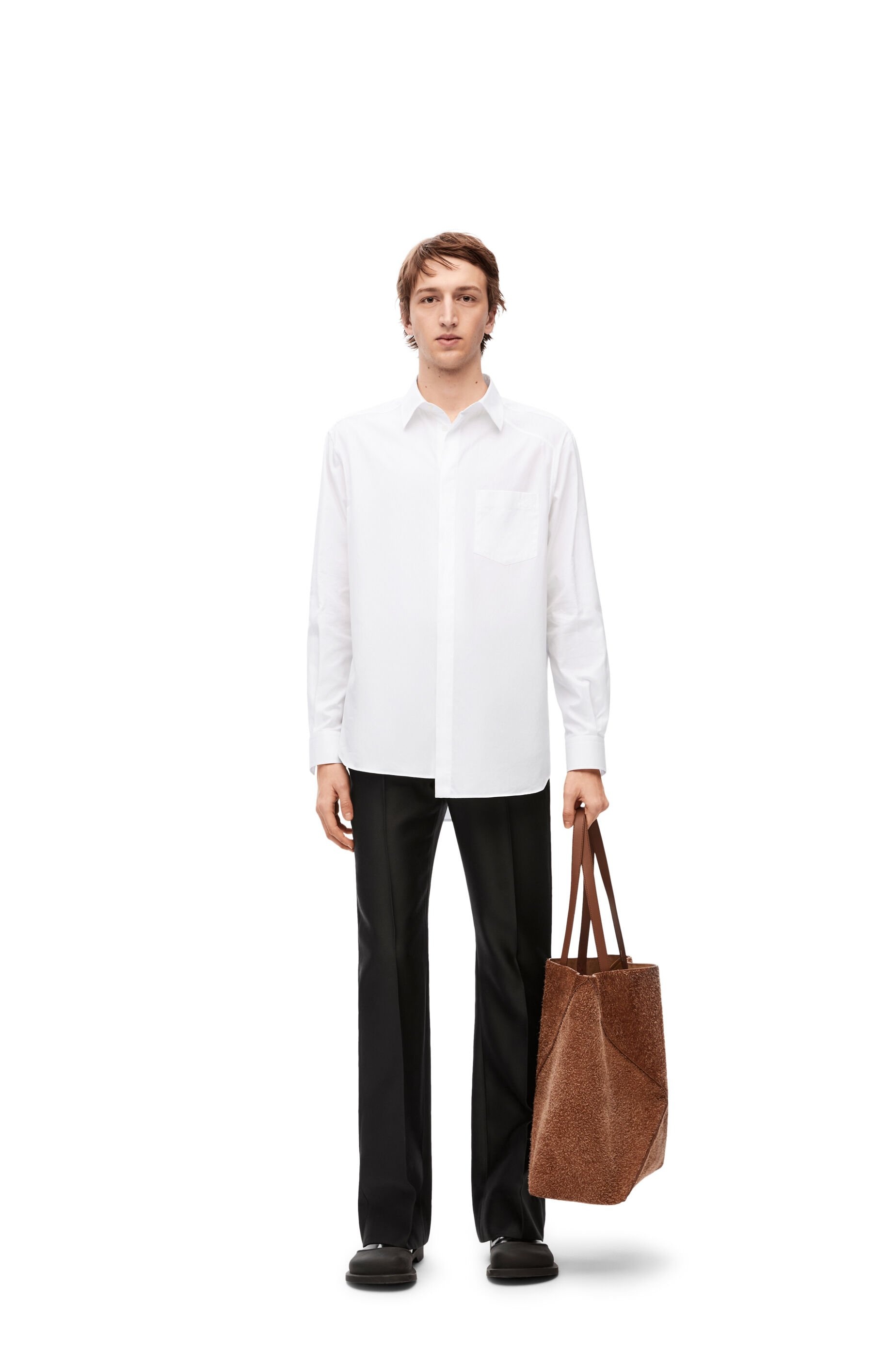 Loewe Asymmetric shirt in cotton | REVERSIBLE