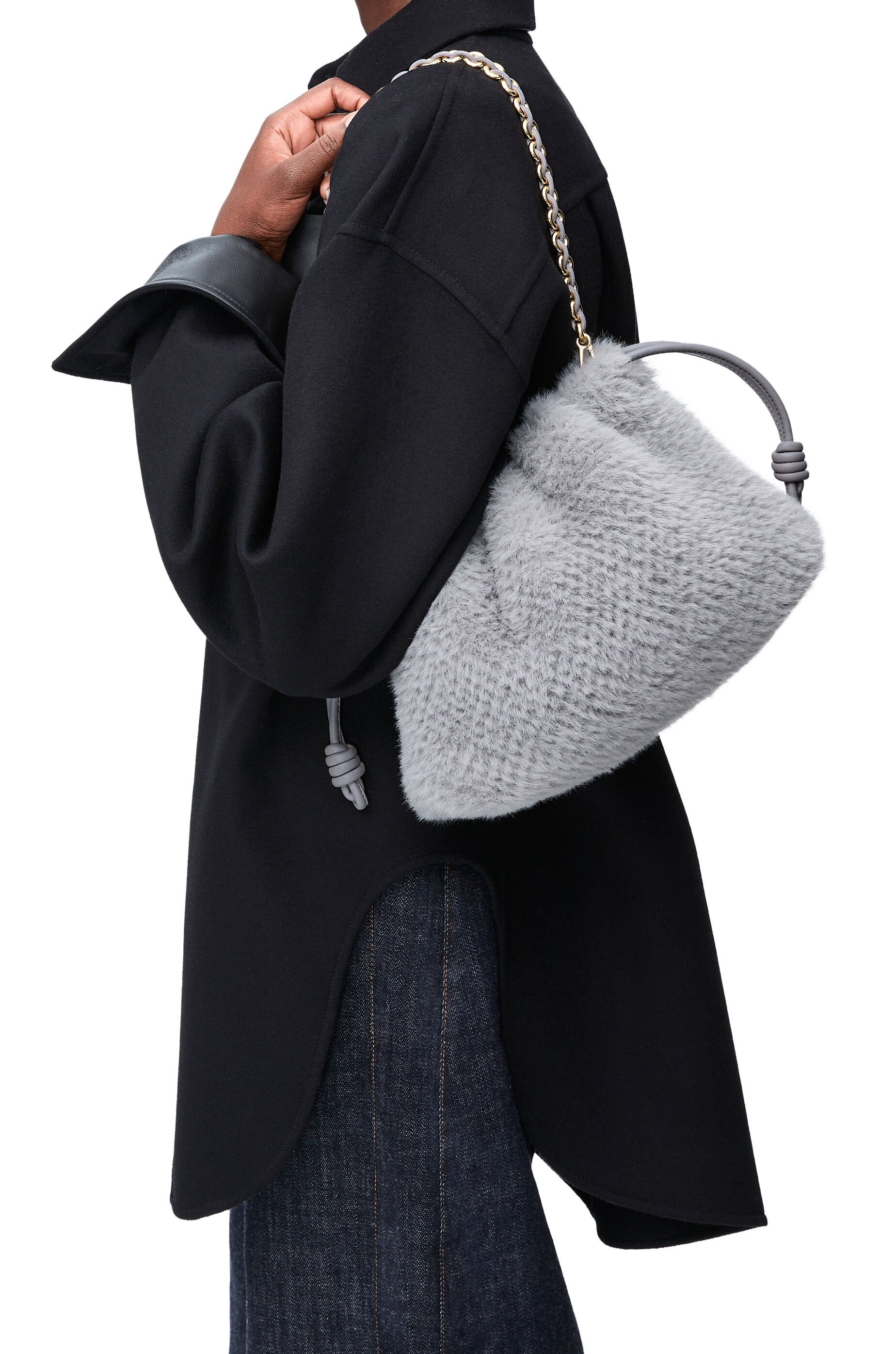 Medium Flamenco purse in knit - 3