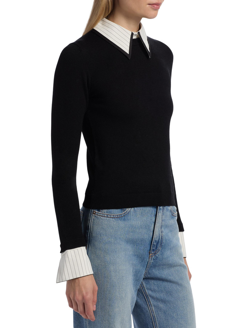 Women's Porla Collared Sweater - Black 4