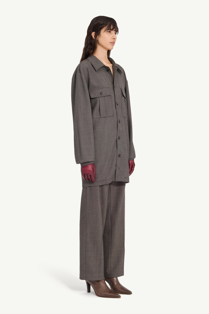 MM6 Maison Margiela Tweed shirt dress outlook