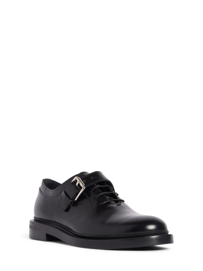 Max Mara 20mm Leather lace-up shoes outlook