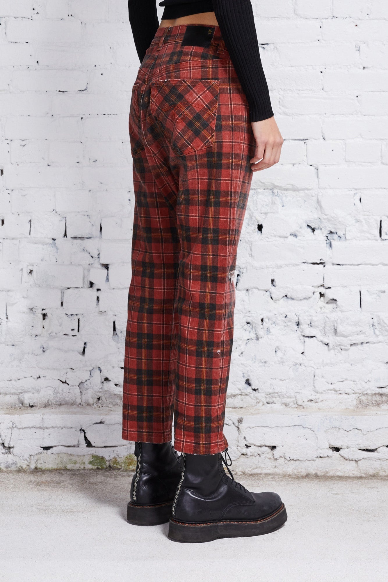 TAILORED DROP - ASH RED PLAID - 4