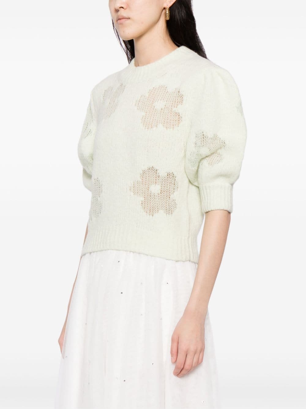 Vienne floral intarsia jumper - 3