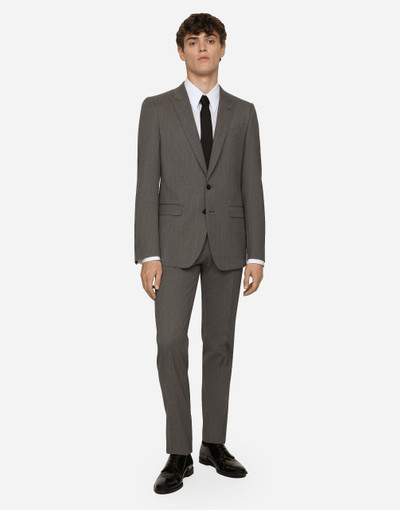 Dolce & Gabbana Single-breasted stretch wool Martini-fit suit outlook