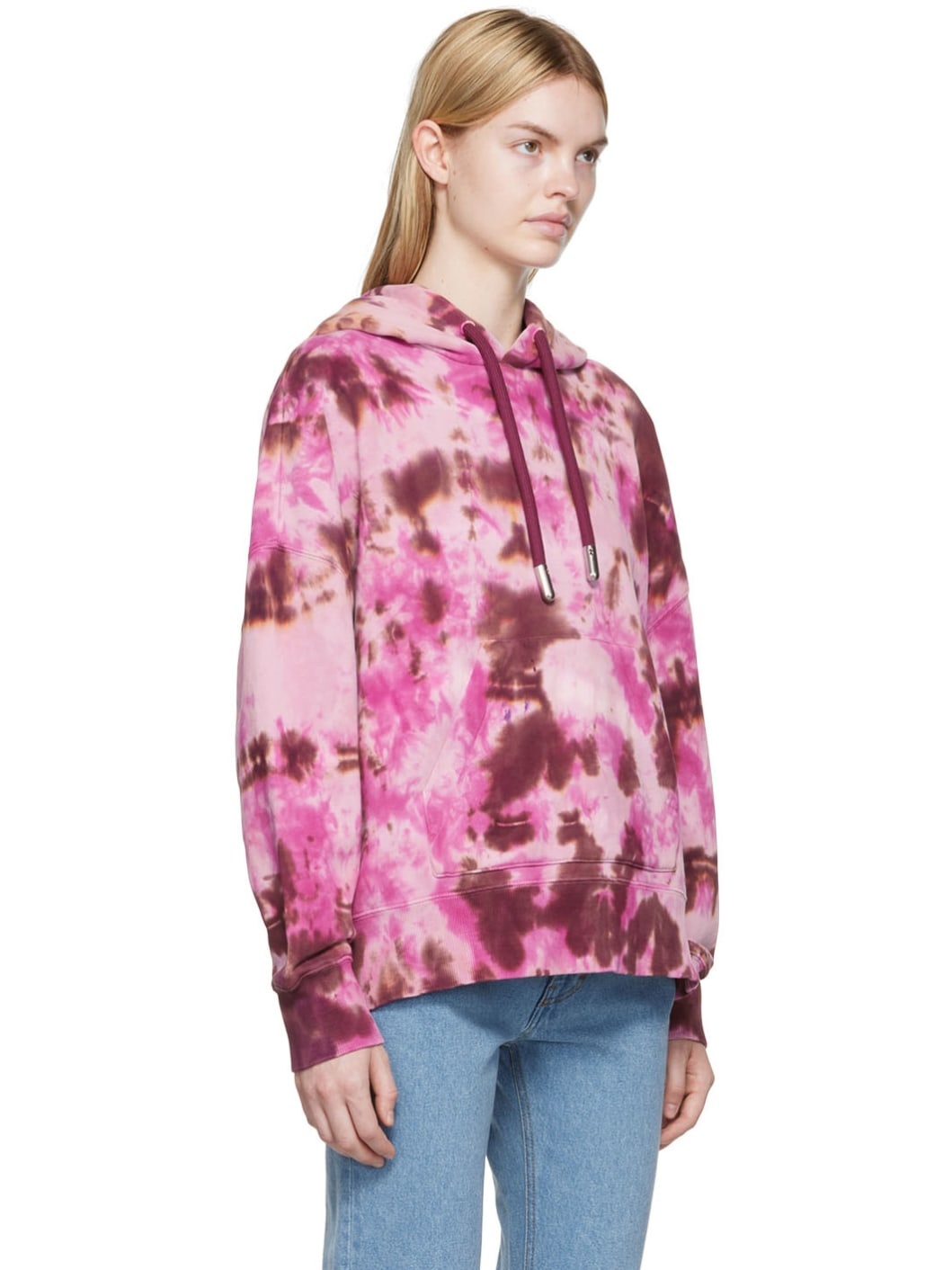 Pink Cotton Hoodie - 2