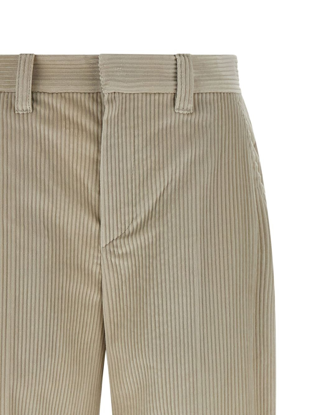 pleated corduroy trousers - 3