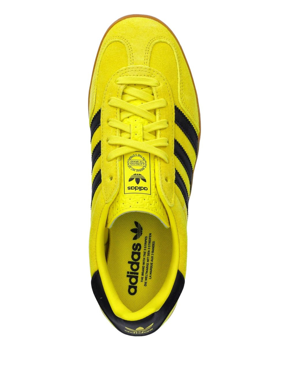 Gazelle three-stripe suede sneakers - 4