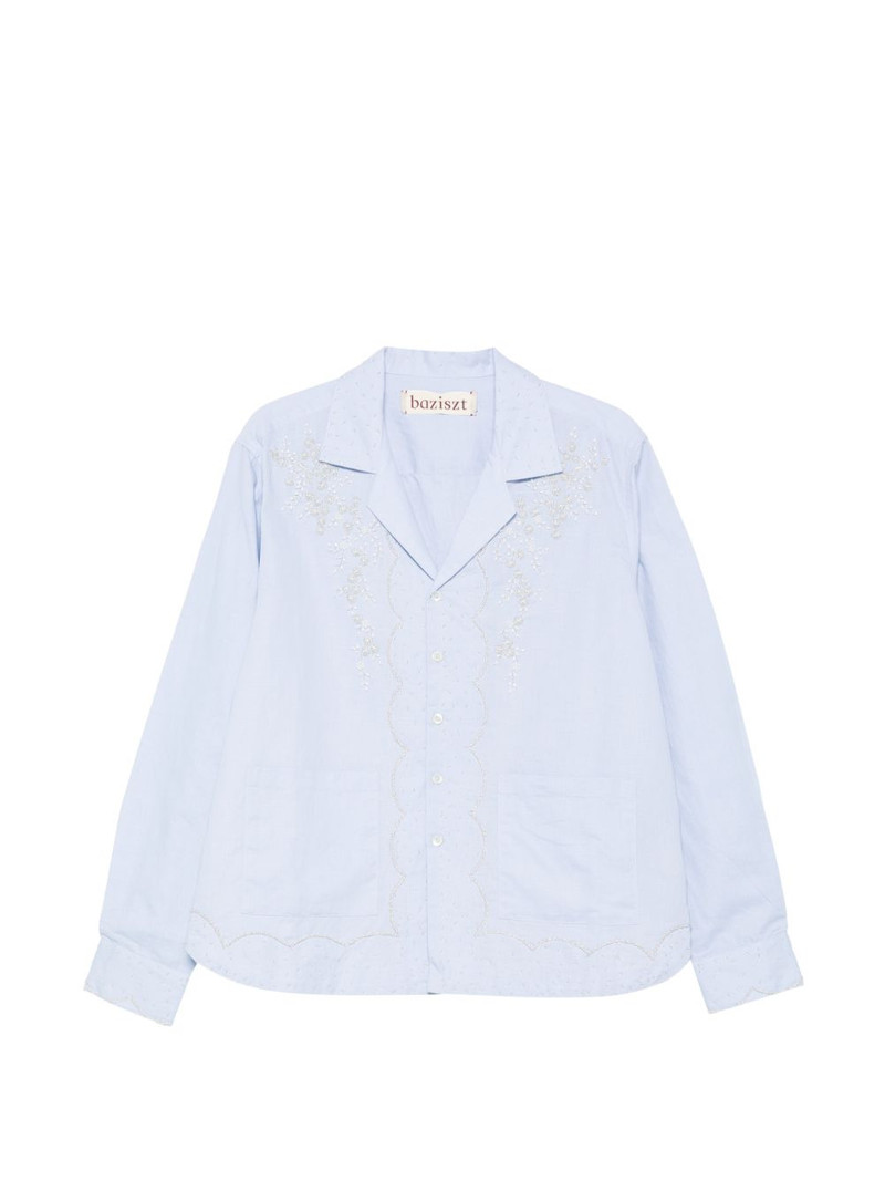 Mord floral-embroidered shirt 1