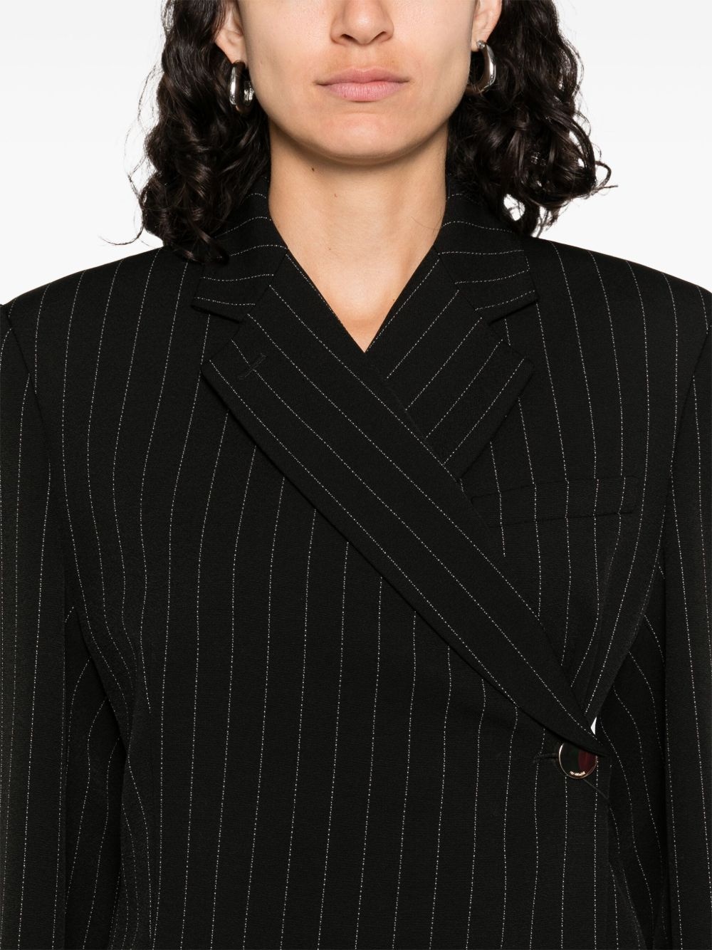 pinstriped blazer - 5