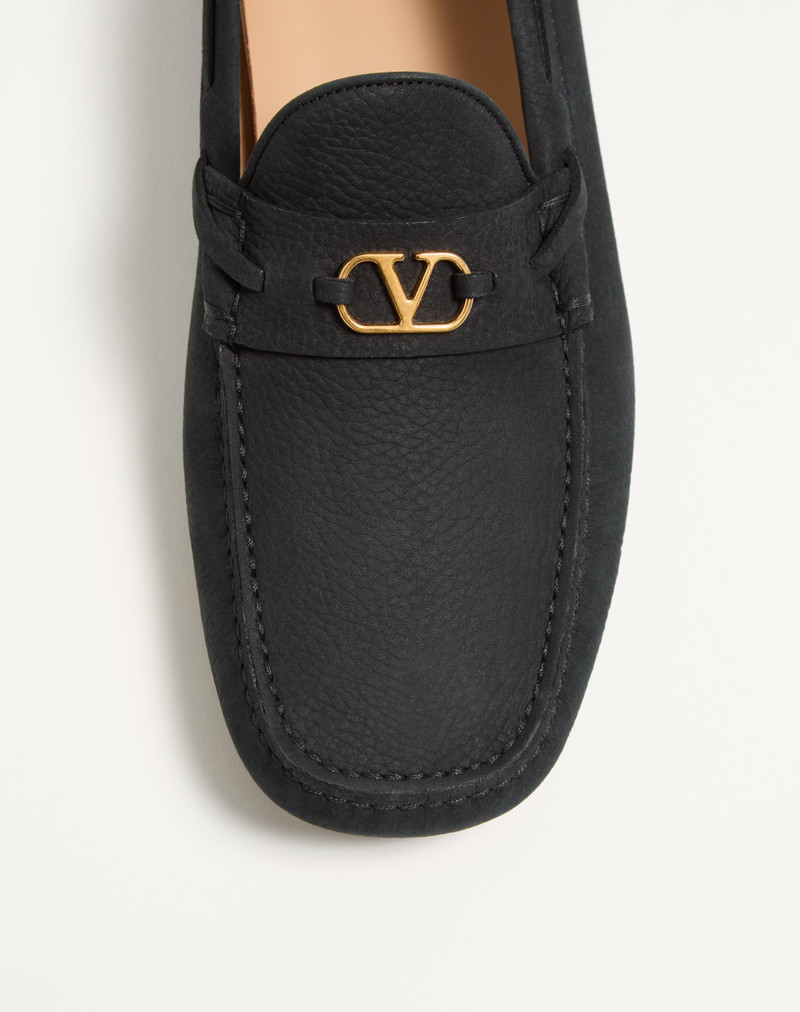 Valentino DRIVER FASTAWAY LOAFER IN DEERSKIN SUEDE outlook