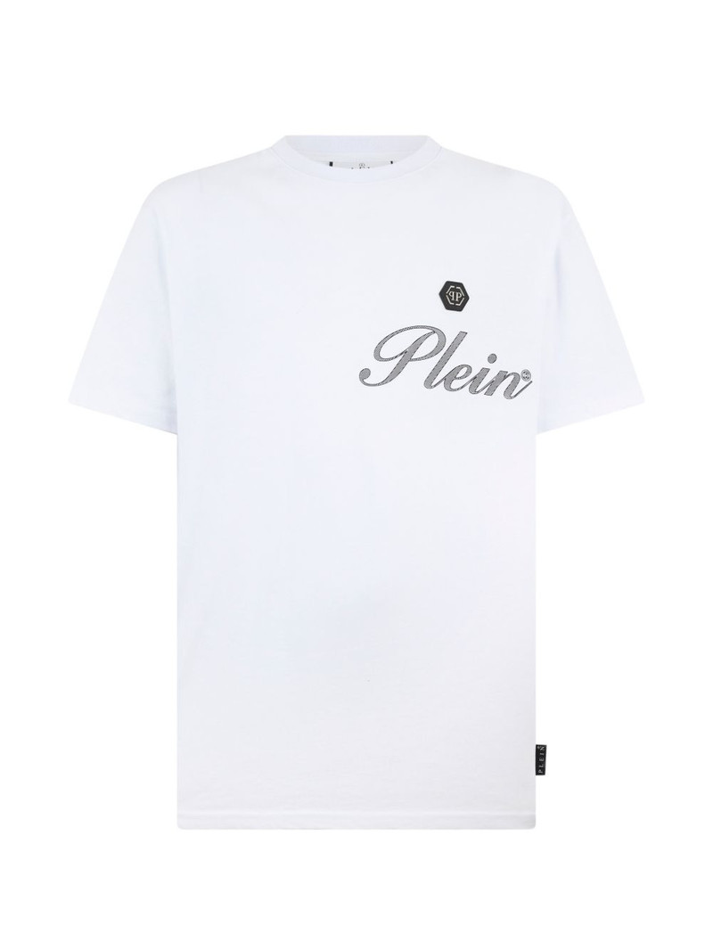 round-neck signature T-shirt 1