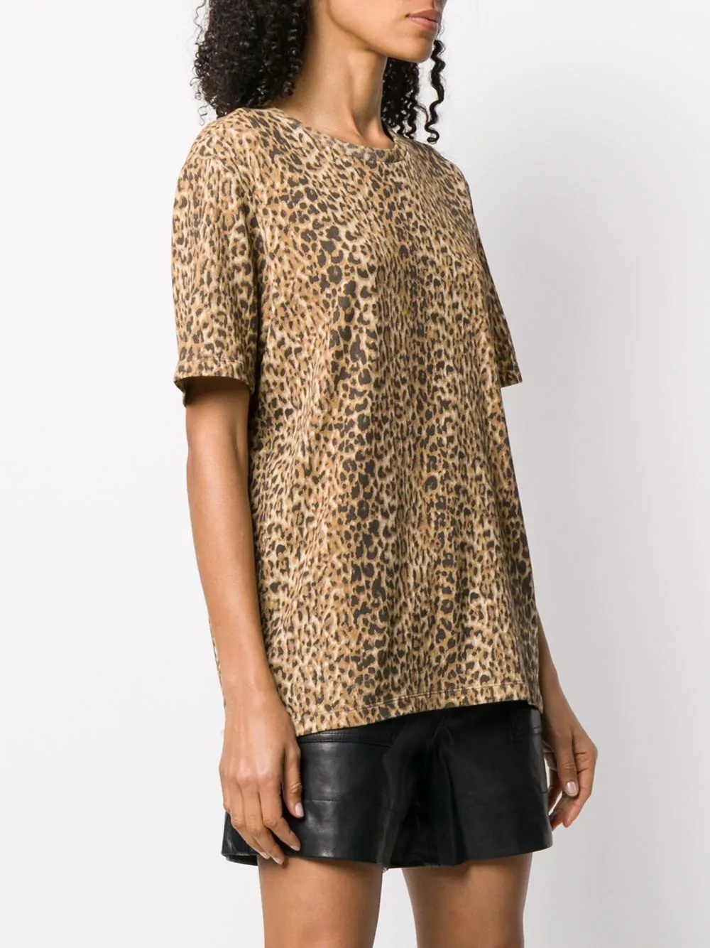 leopard print T-shirt - 3