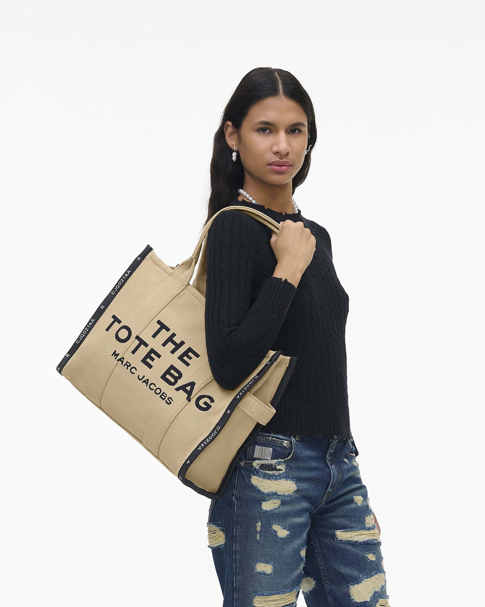 THE JACQUARD LARGE TOTE BAG - 2