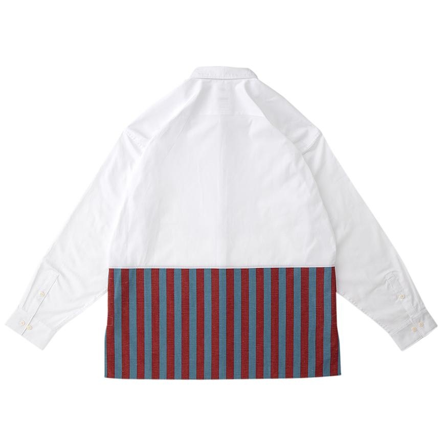 CHORE MARCELLA L/S STRIPES WHITE - 2