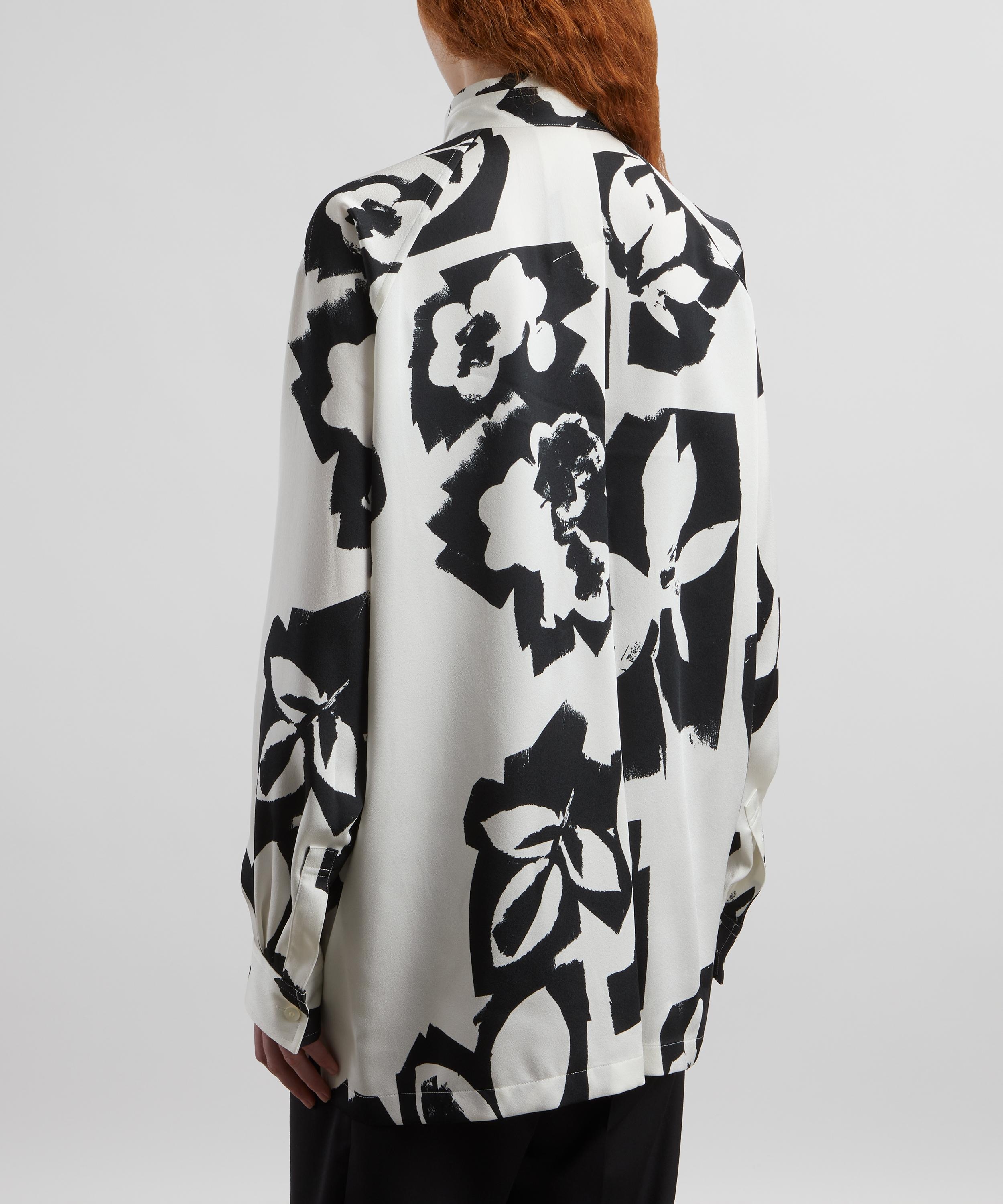 ISSEY MIYAKE PHYSIOTYPE SATIN Frost White Shirt | REVERSIBLE
