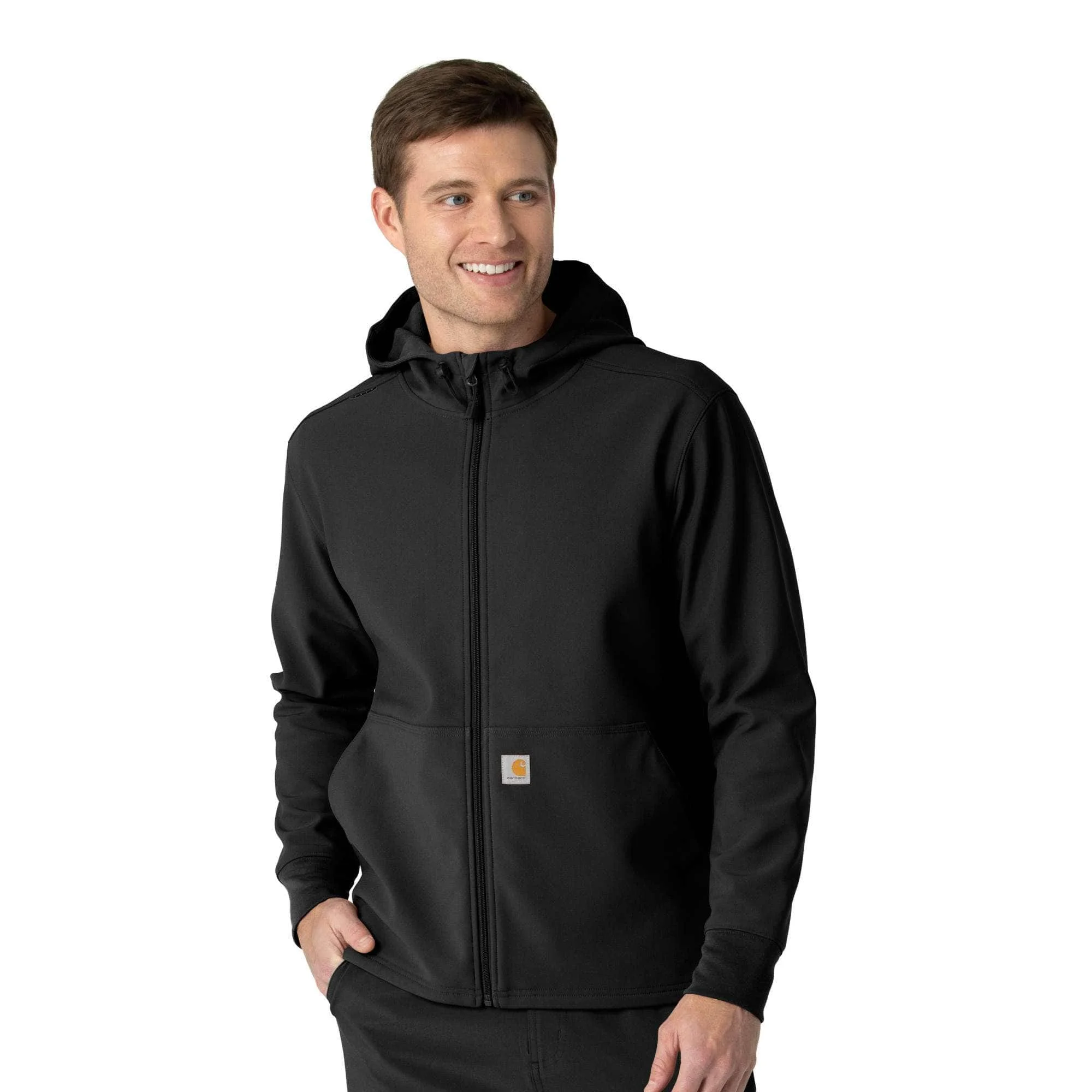 Bonded Fleece Scrub Hoodie - 1