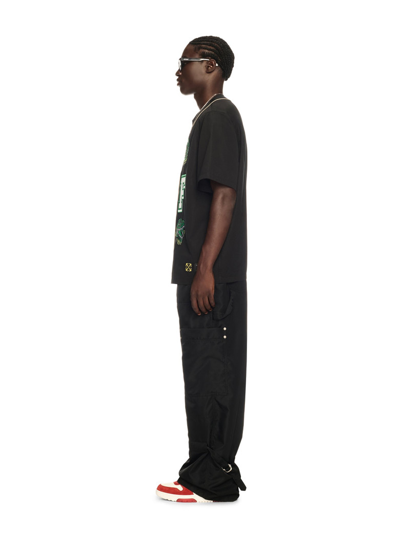 Black Nylon Carpenter Pants 3