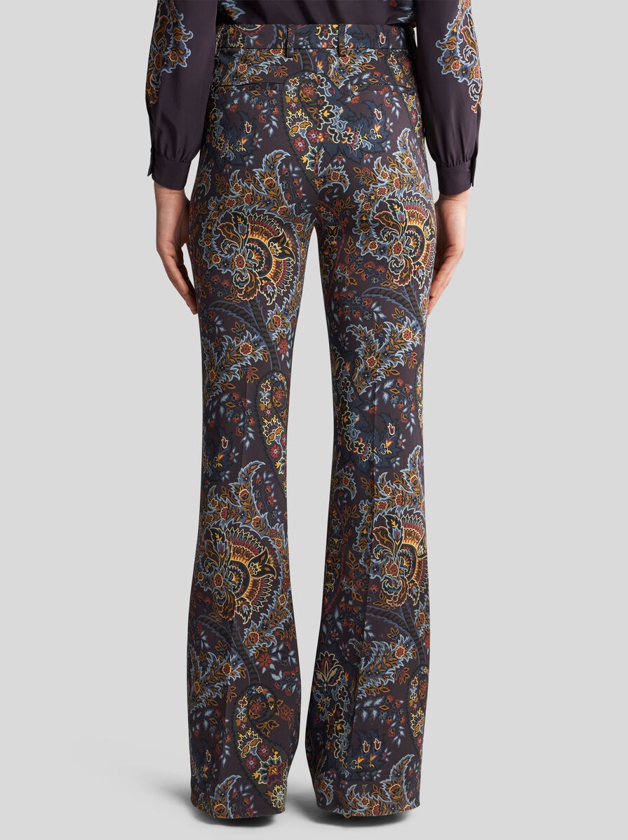 PRINTED CADY TROUSERS - 5