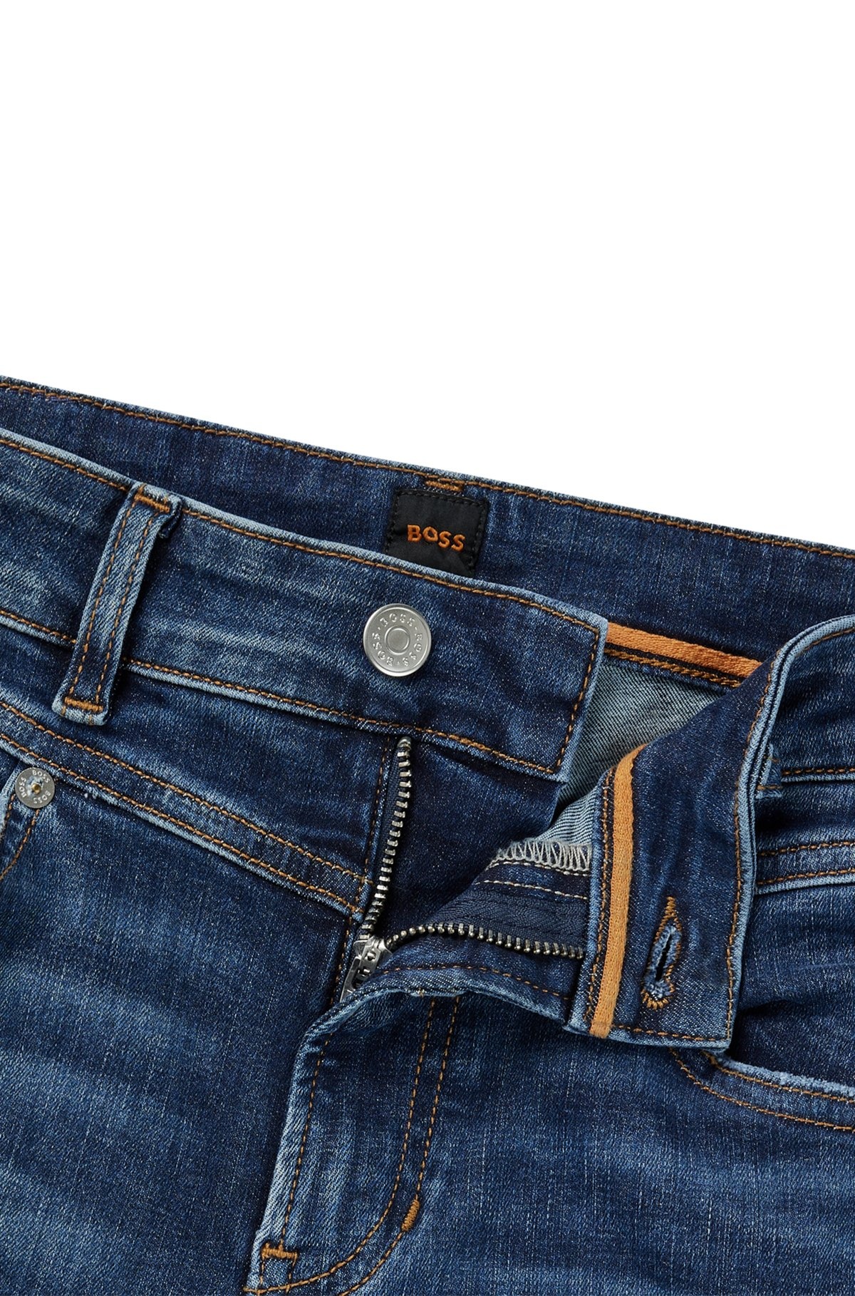 DARK-BLUE JEANS IN SUPREME-MOVEMENT DENIM - 6