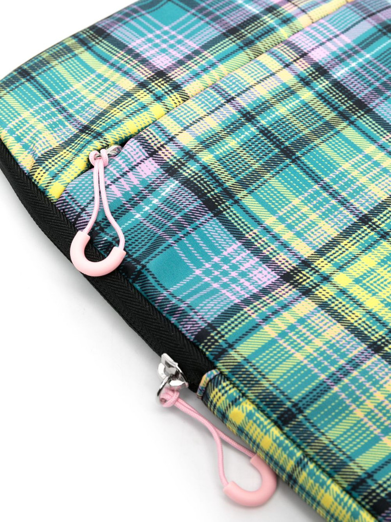 check-print laptop sleeve 3