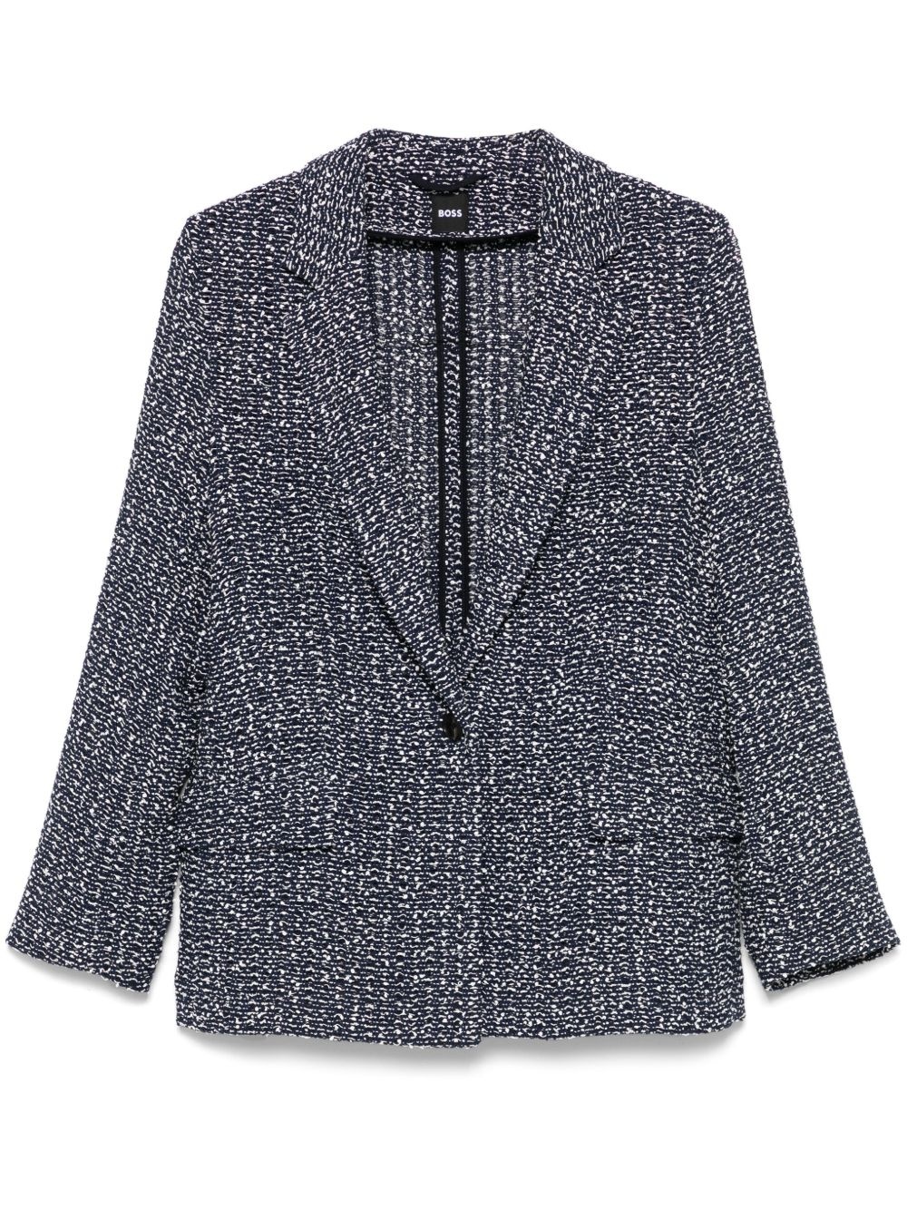 bouclé blazer - 1