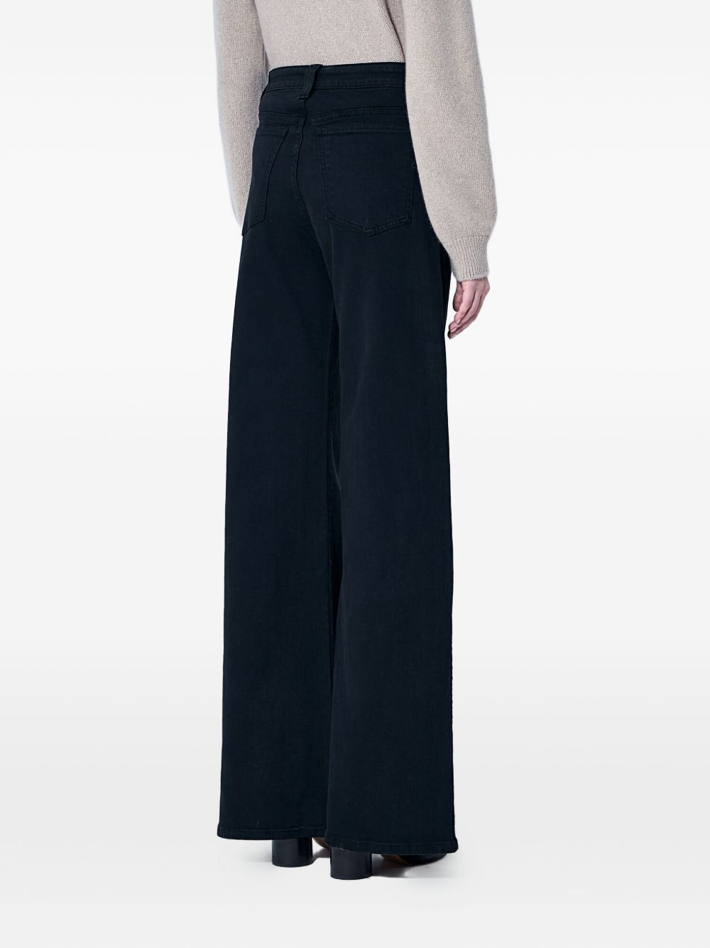 five-pocket wide-leg jeans - 4