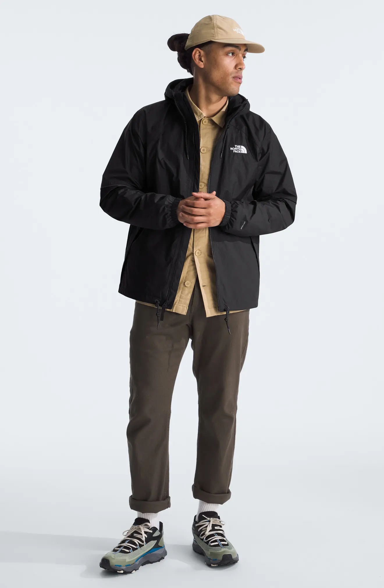 Antora Water Repellent Hooded Rain Jacket - 4