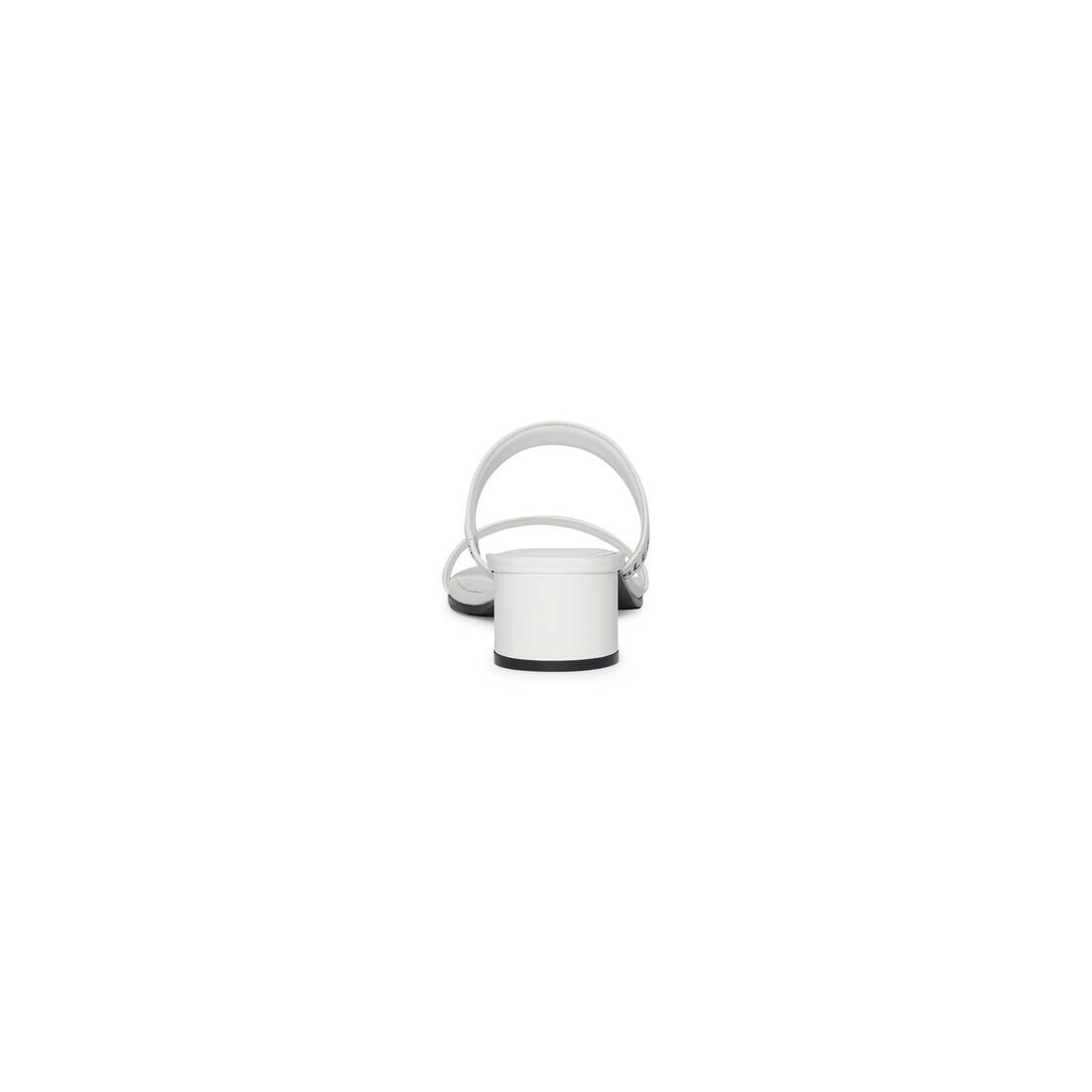 Women's Round 40mm Sandal  in White - 5