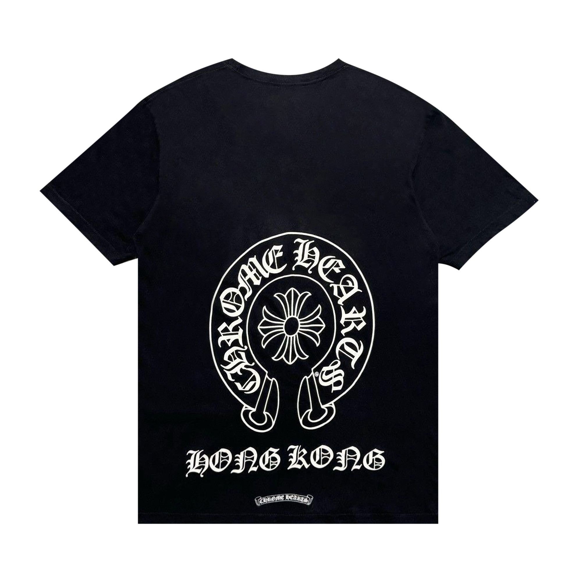 Chrome Hearts Hong Kong Horseshoe Pocket Tee 'Black' - 2