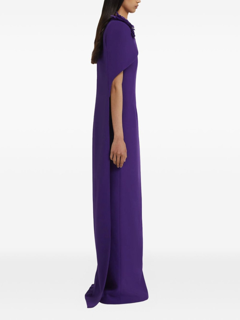 Lennox floral-appliqué maxi dress 3