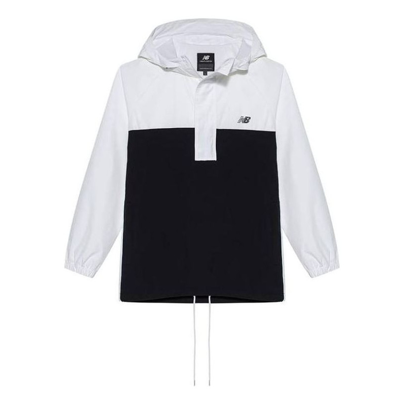 New Balance Fleece Windbreakers 'White Black' NA83N033-WT - 1