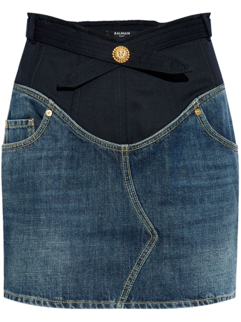 denim mini skirt 1