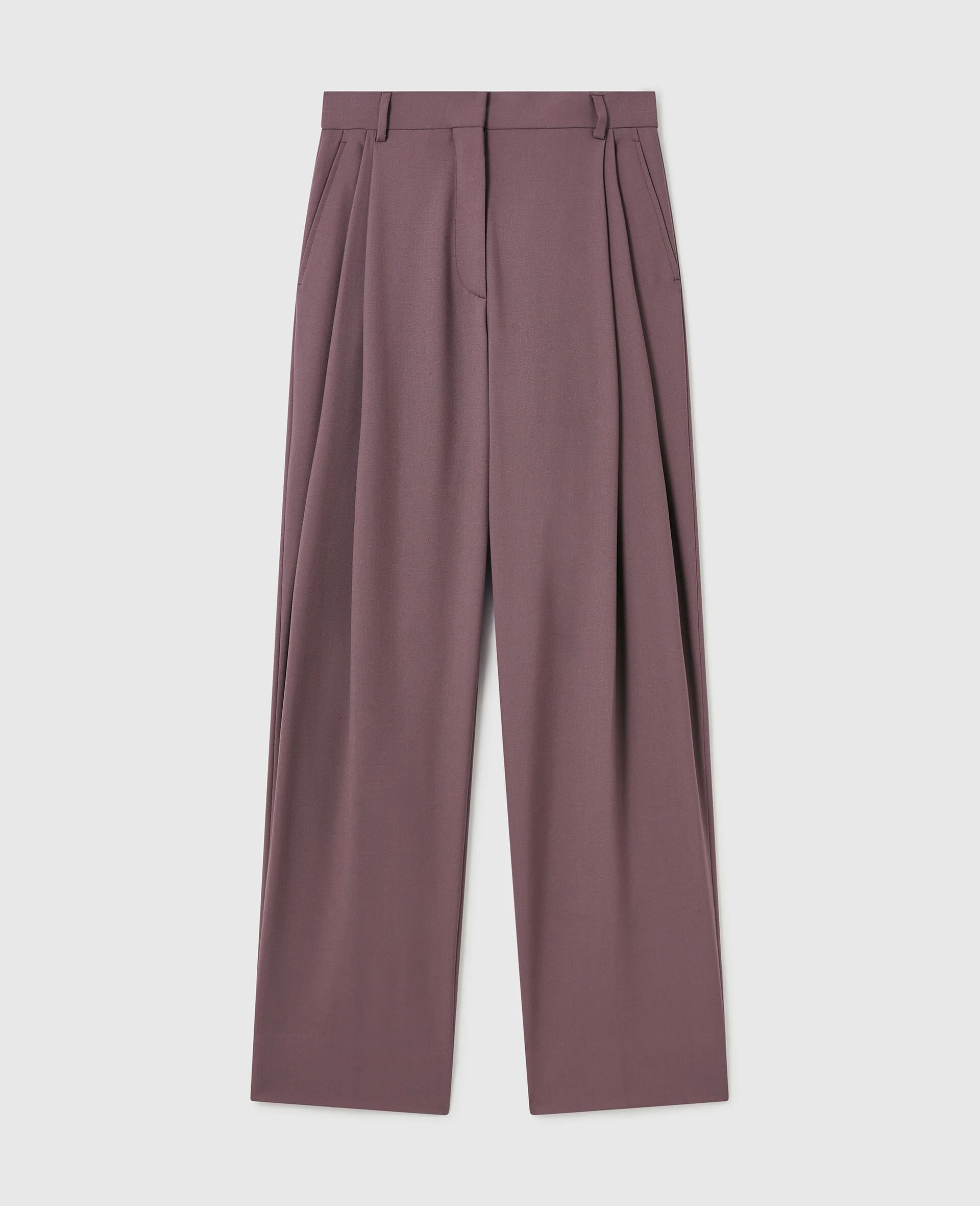 Canvas Lightweight Straight Trousers - 1