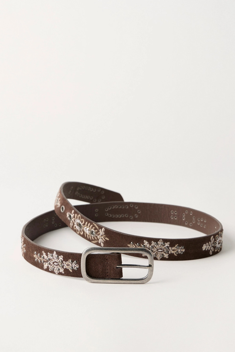 Blossom Suede Belt 1