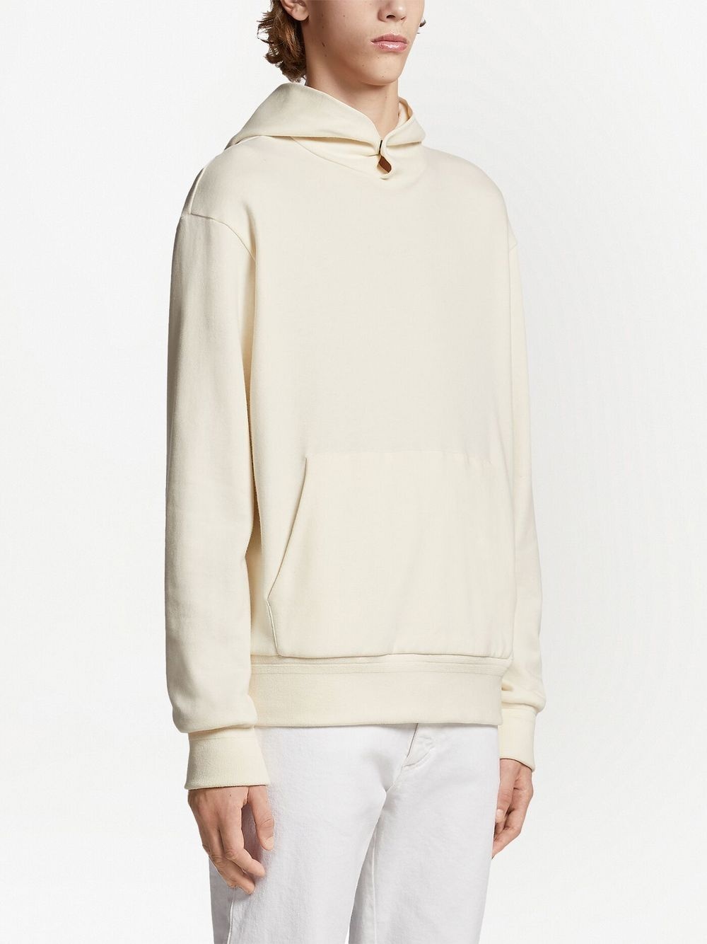 fine-knit cotton-cashmere hoodie - 3