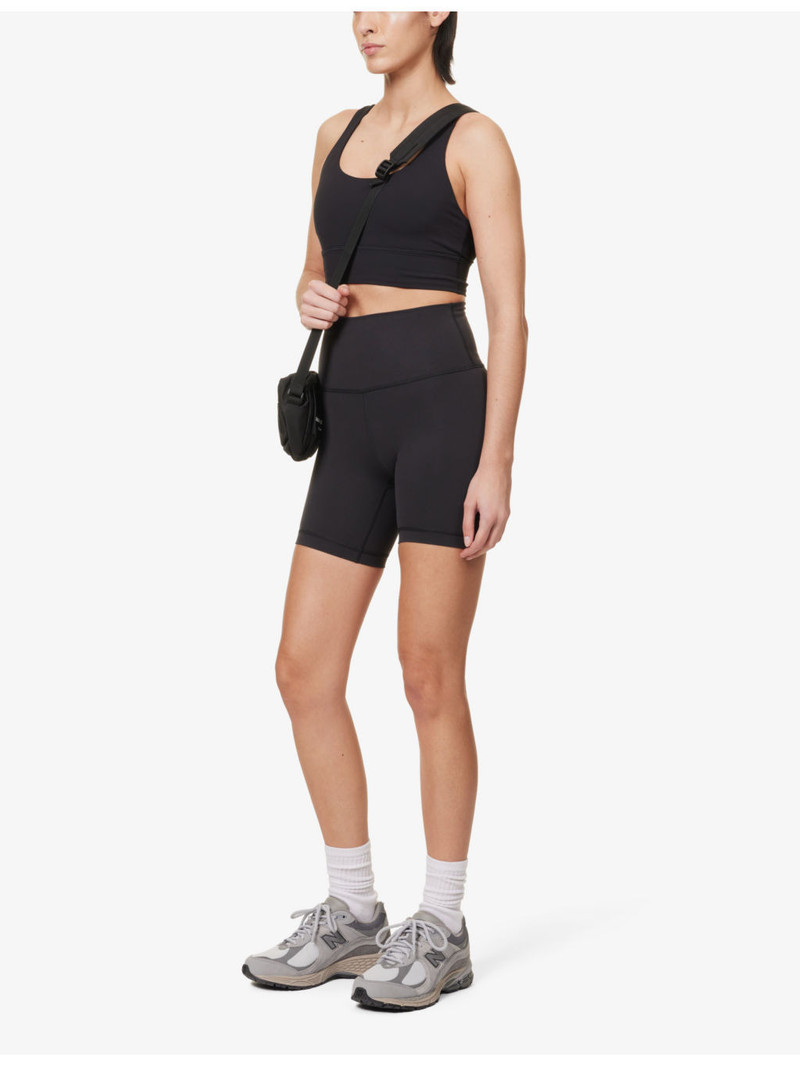 lululemon Wunder Train high-rise stretch-woven shorts outlook