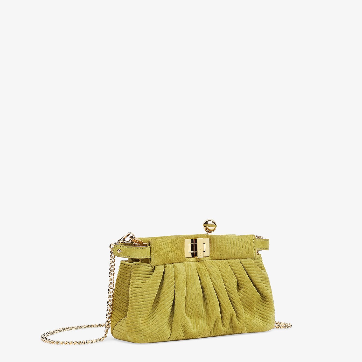 Small green suede bag - 3