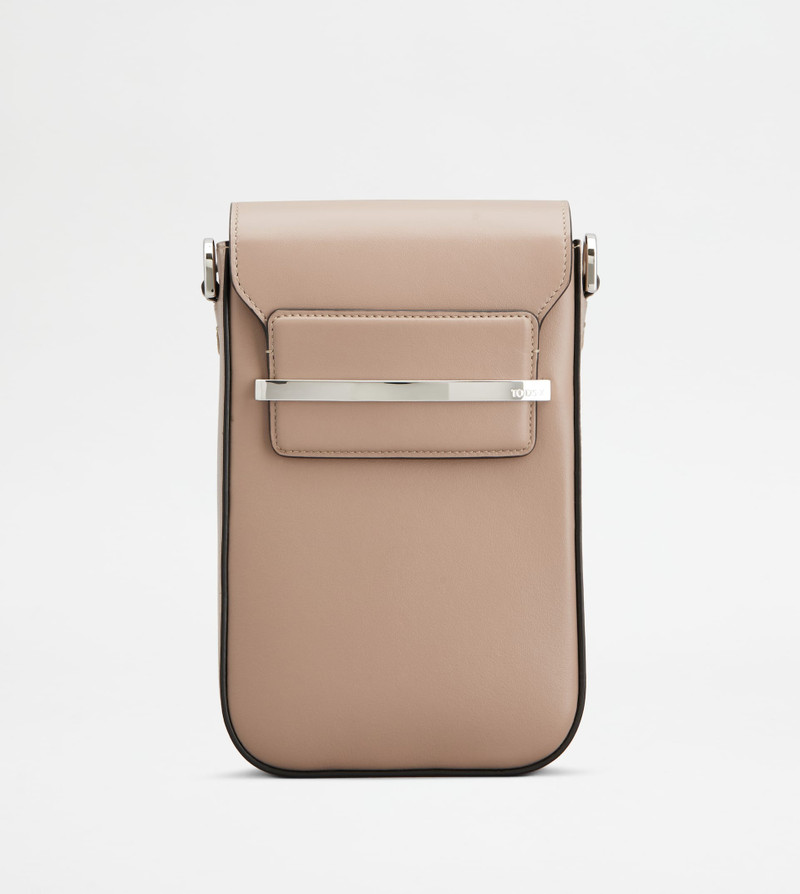 PHONE HOLDER MEDIUM TOD'S•X CAPSULE COLLECTION - BEIGE 1