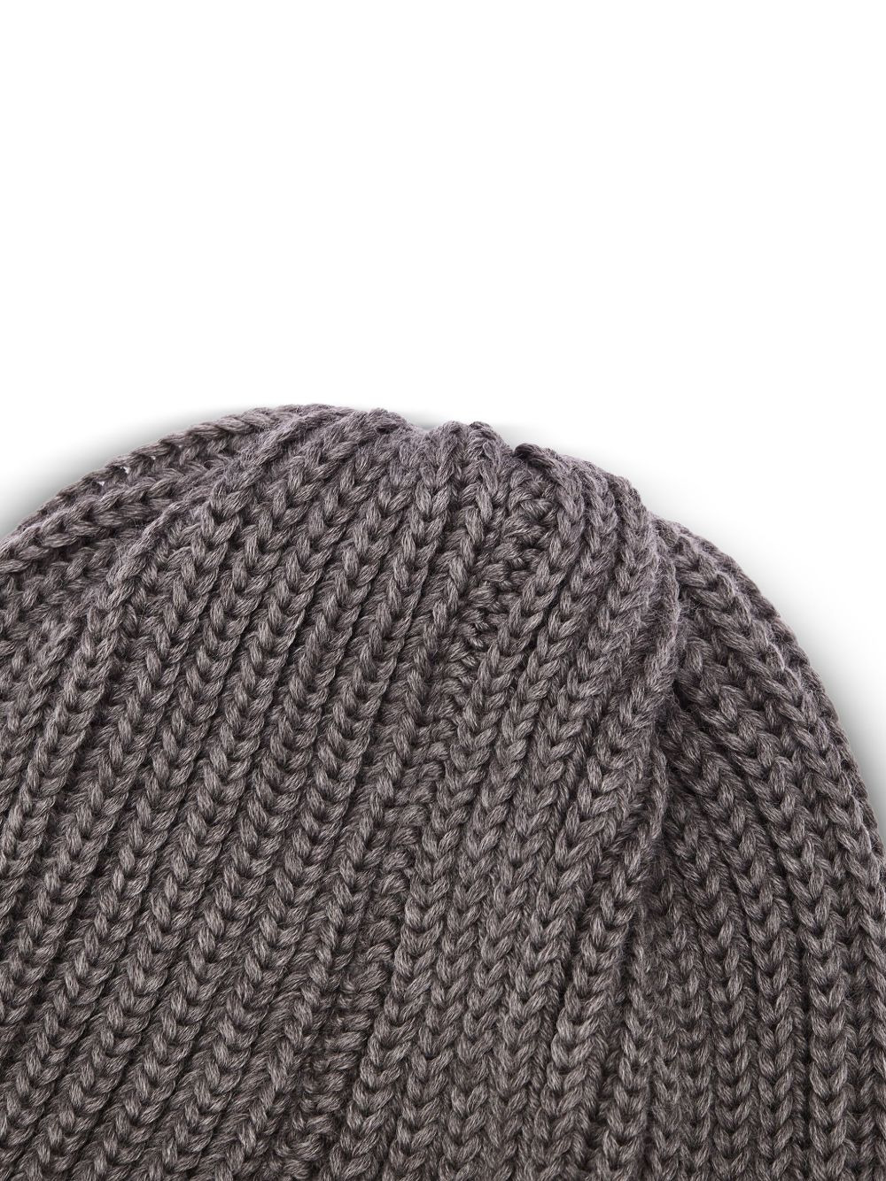 ribbed-knit butterfly-embroidery beanie - 3