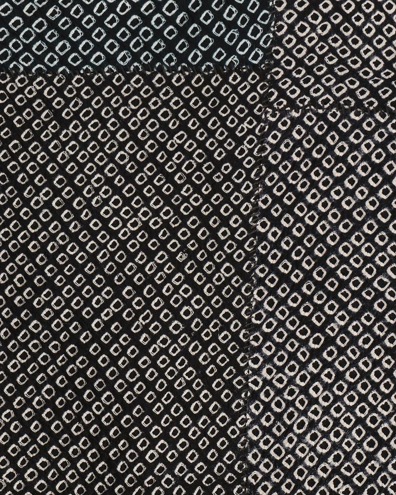 KORA DOWN VEST (VT.SHIBORI) BLACK 5