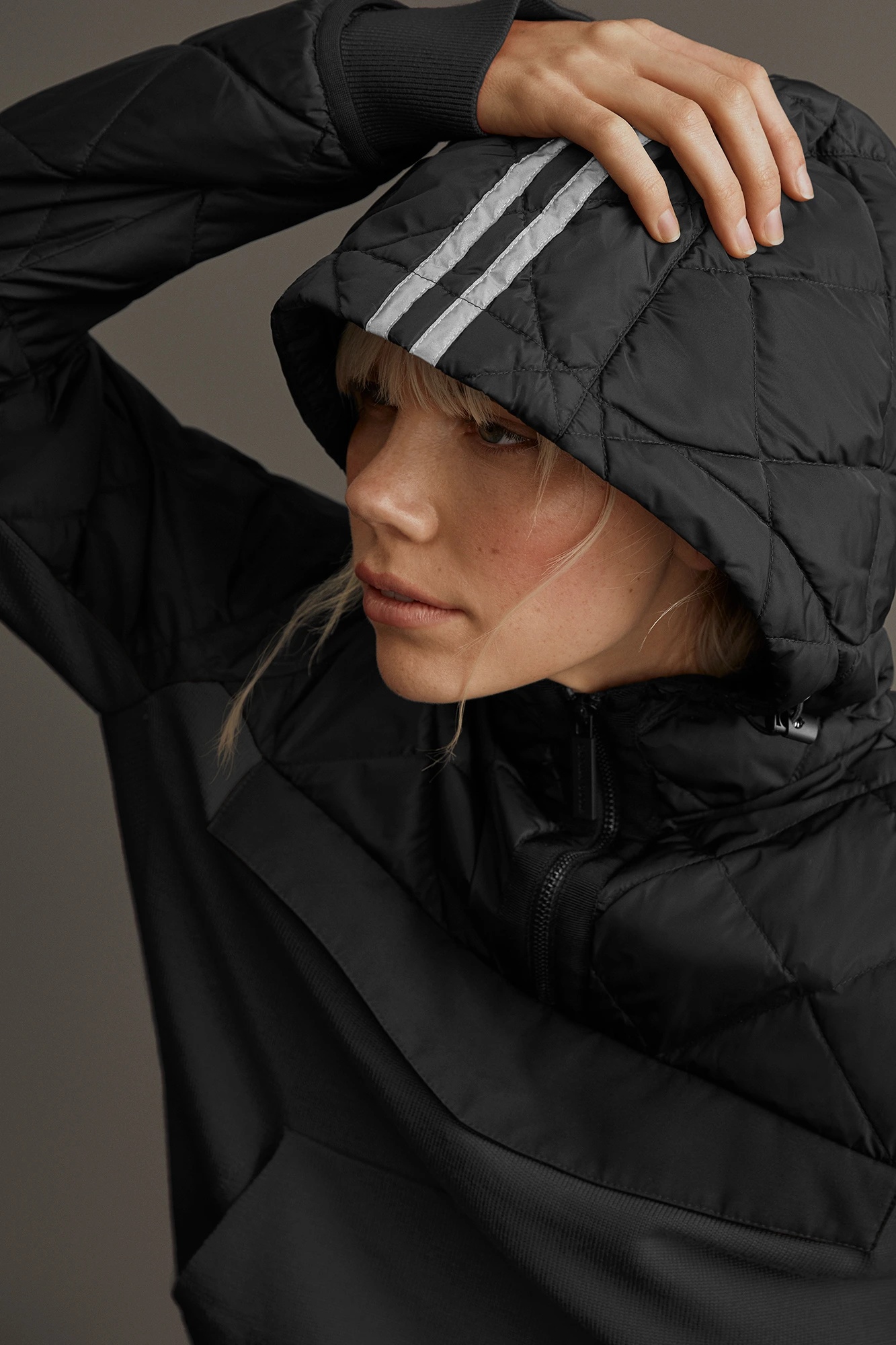 HYBRIDGE KNIT ANORAK BLACK LABEL - 6