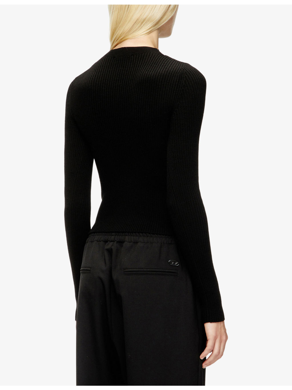 M-Olina Cut-Out Wool Knitted Top - 4
