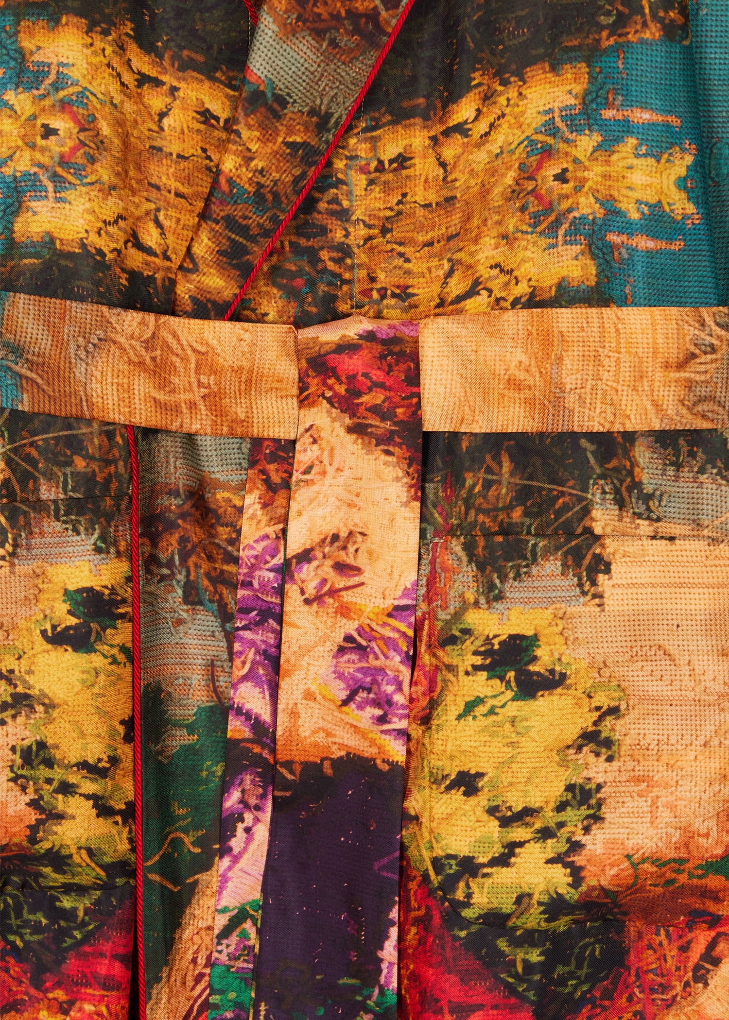 Daniel Hanson For Paul Smith - Tapestry Print Silk Dressing Gown - 4