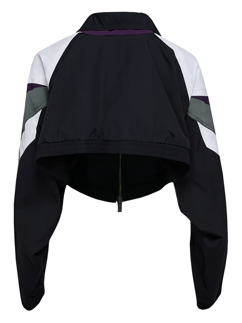 Maison MIHARAYASUHIRO colour-block cropped jacket outlook
