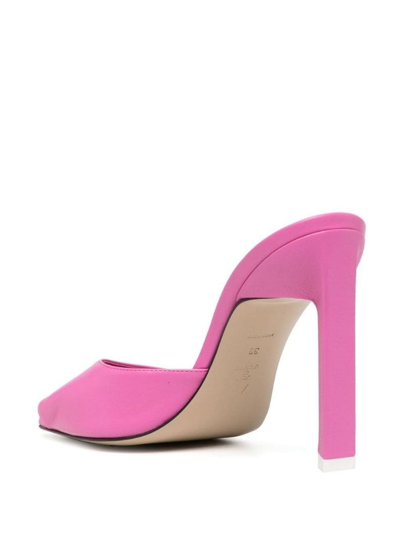 Anais open-toe leather mules - 3