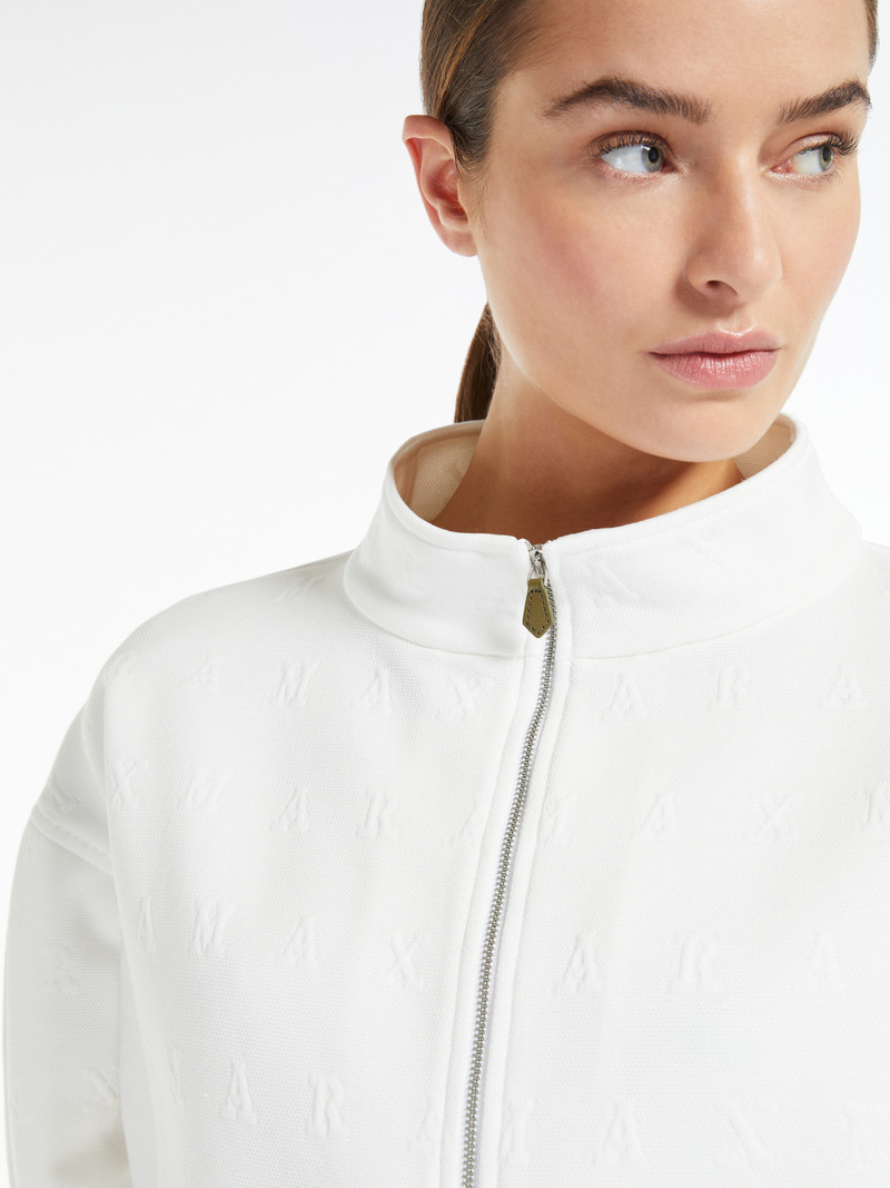 GASTONE Cropped cotton logo blouse 5