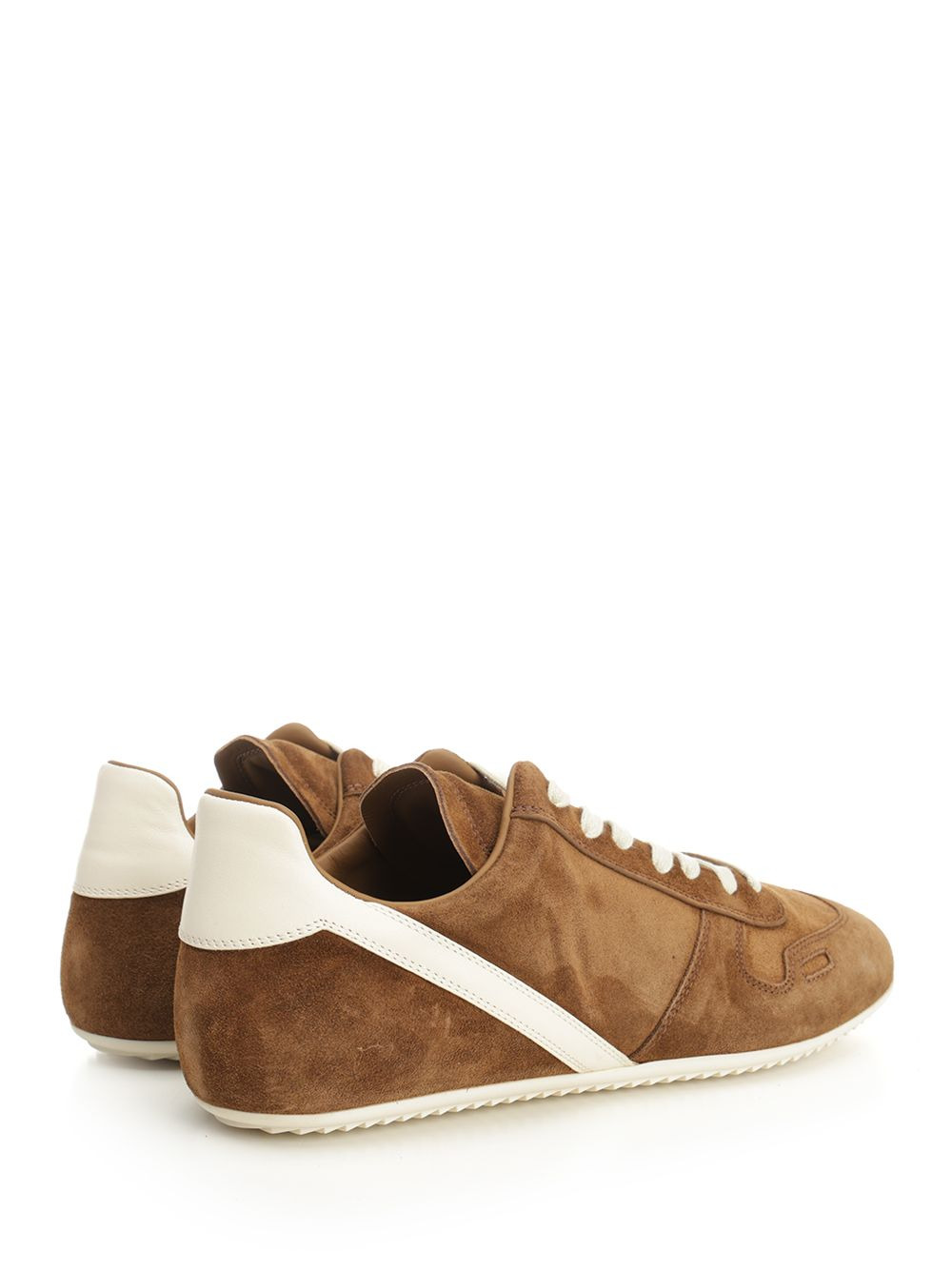 Minimal Suede Sneakers Brown - 3