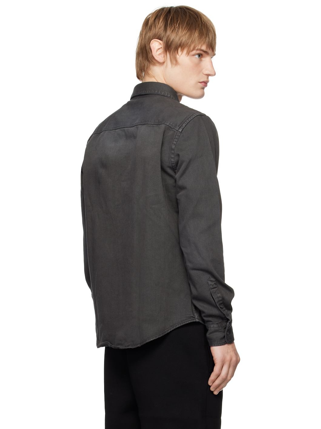Black Button-Down Ami de Coeur Shirt - 3