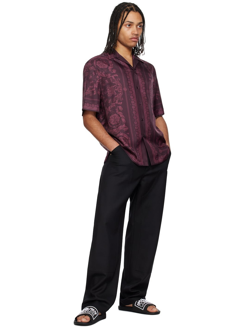 VERSACE JEANS COUTURE Black Logo Shelly Pool Slides outlook